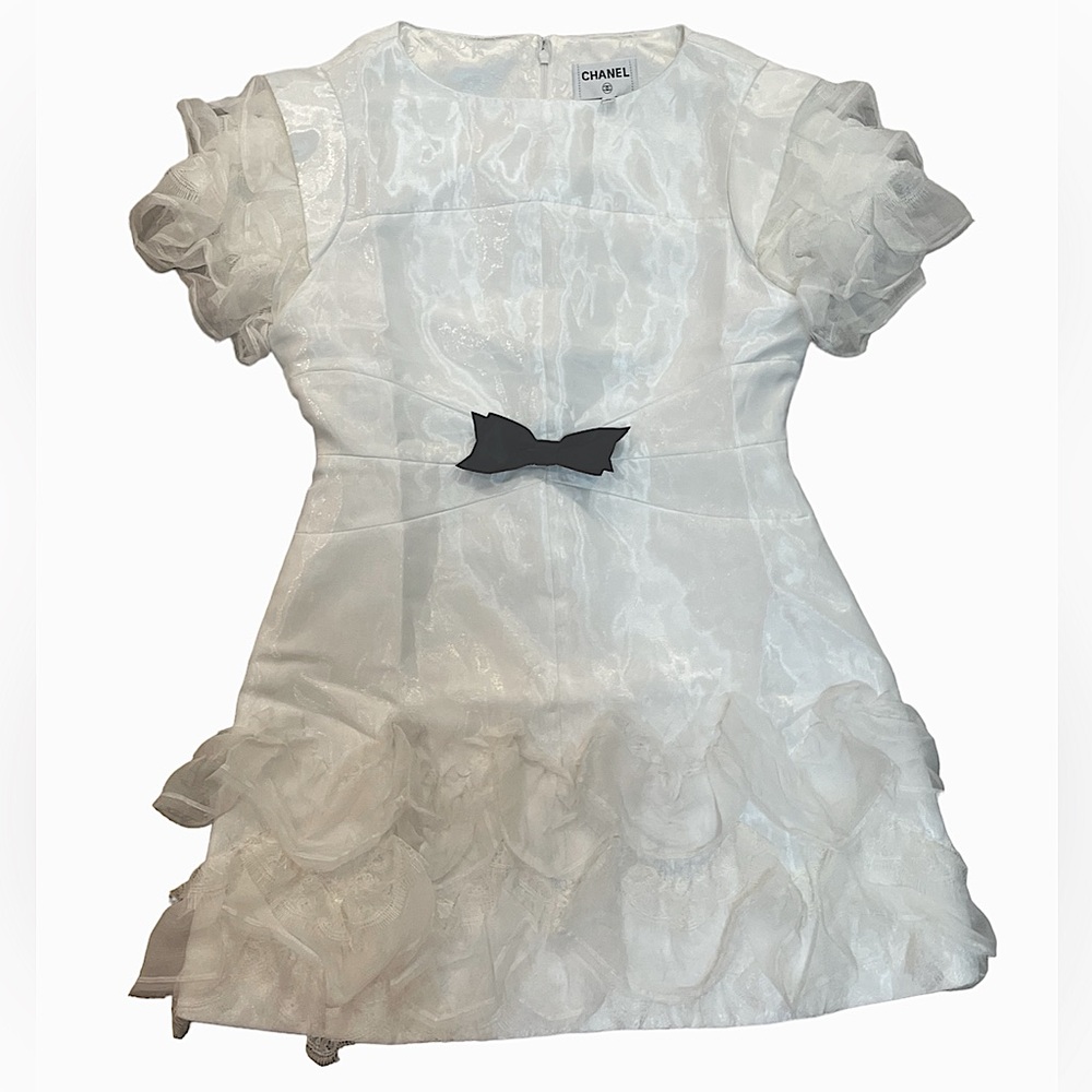 CHANEL 2018 runway silk dress size 42